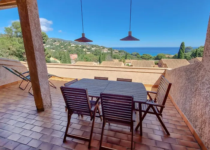 Le Grand Bleu - T4 Avec Garage - Wifi - Vue Le Lavandou